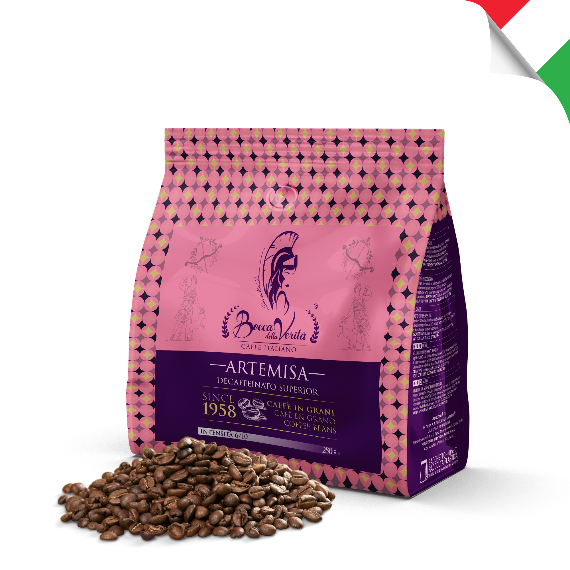 Coffee Beans «I LOVE ROMA» Gourmet 1KG - Italian coffee Bocca della verità