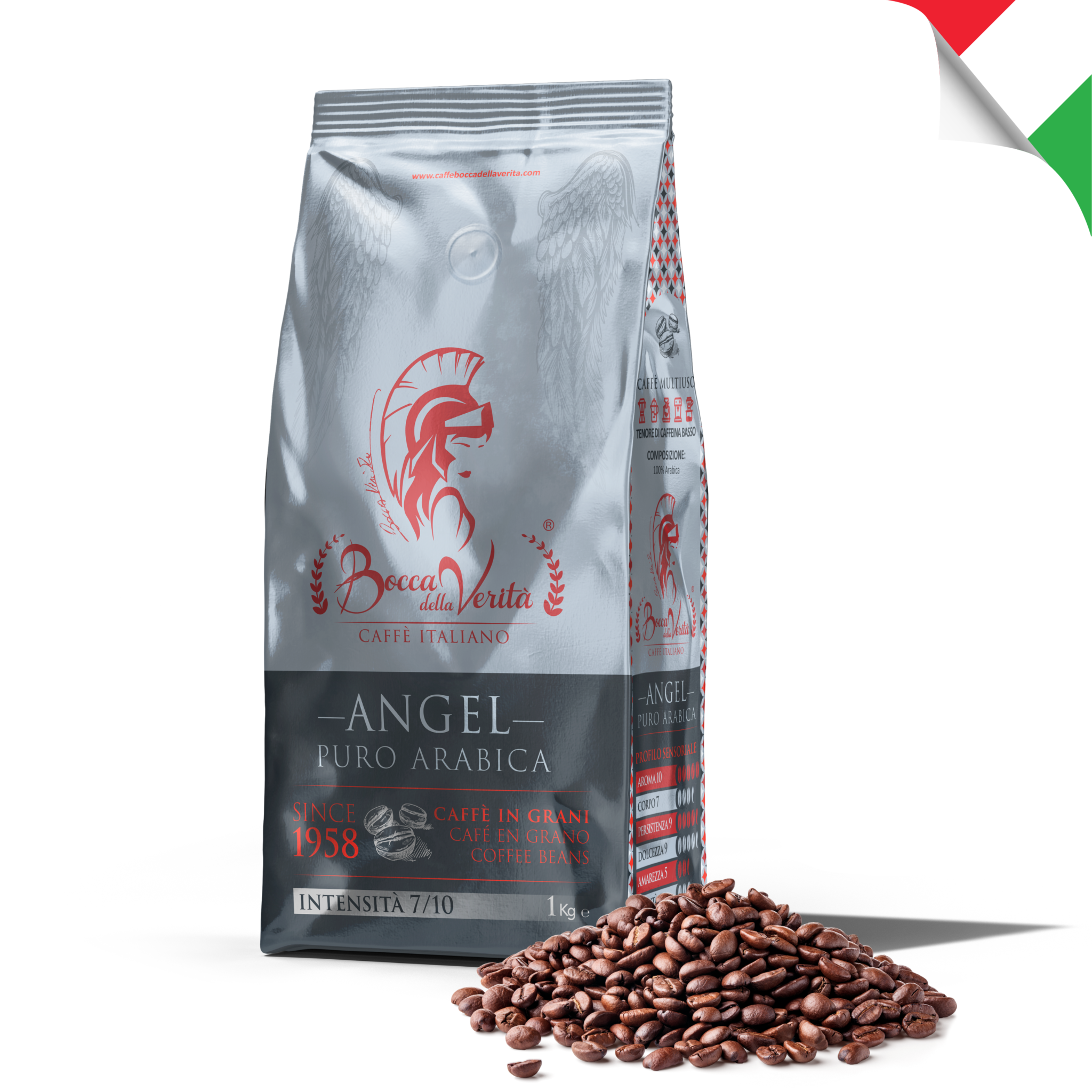 Café en grains ANGEL 100% Arabica - 1 KG