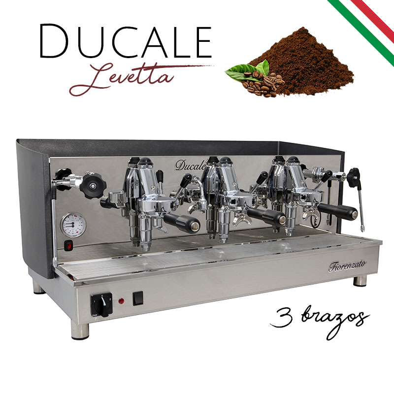 Palacio ciclo Noticias de última hora Ducale Levetta - 3 brazos - Cafetera prof. para café molido - Café Bocca