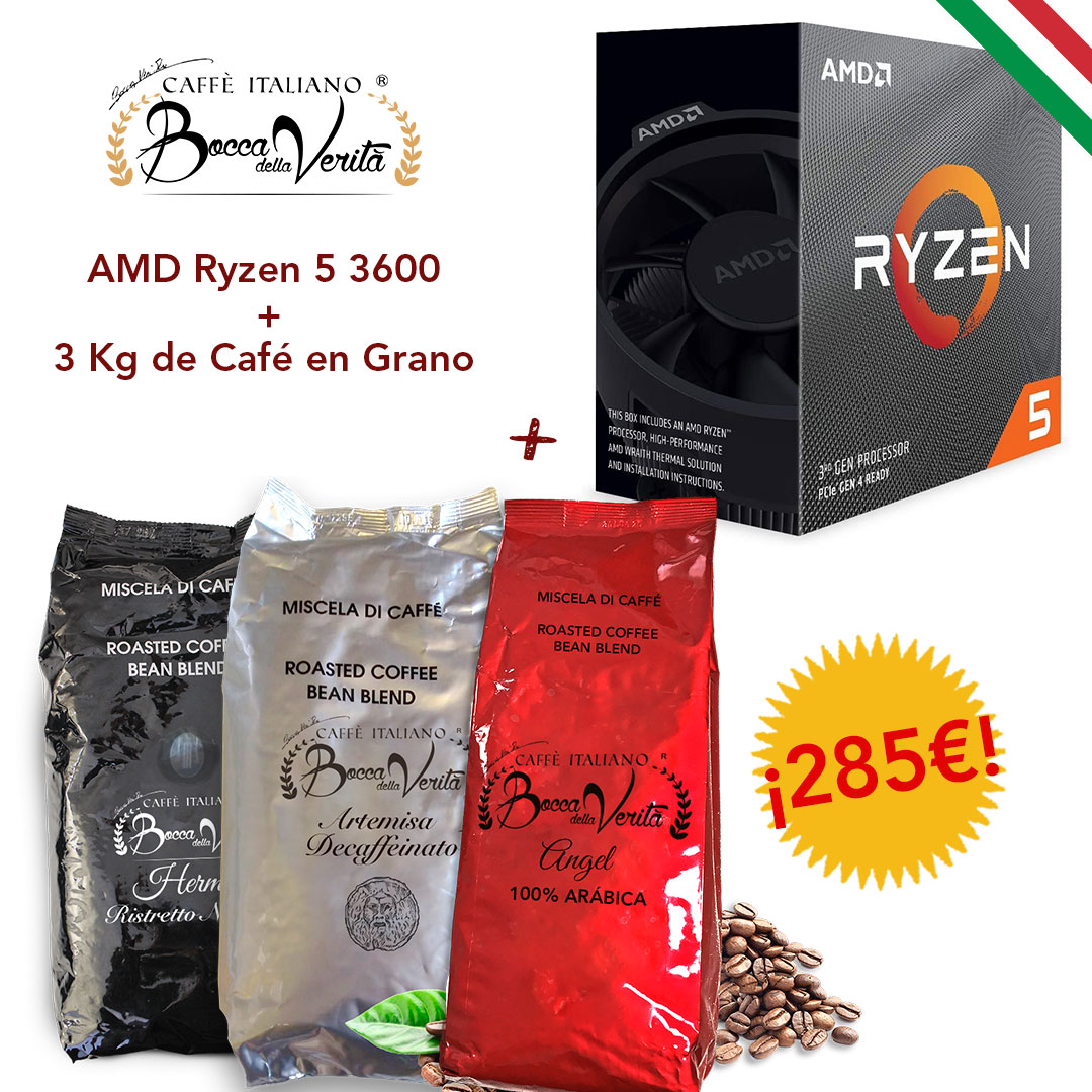 Amd Ryzen 5 3600 3 Kg Coffee Bean Italian Coffee Bocca Della Verita